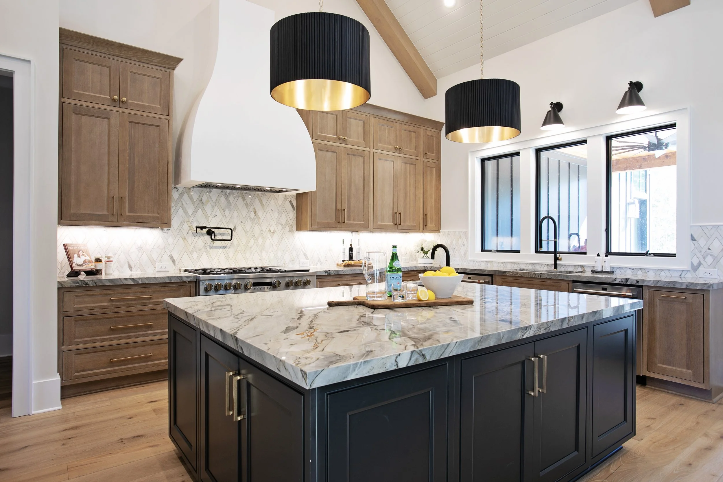 Gourmet Glam Kitchen in Greensboro, GA | Pool Brothers Cabinets ...