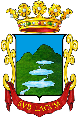 Coat of Arms of Subiaco (sub = under, Aco = name of river, lacum = lake)