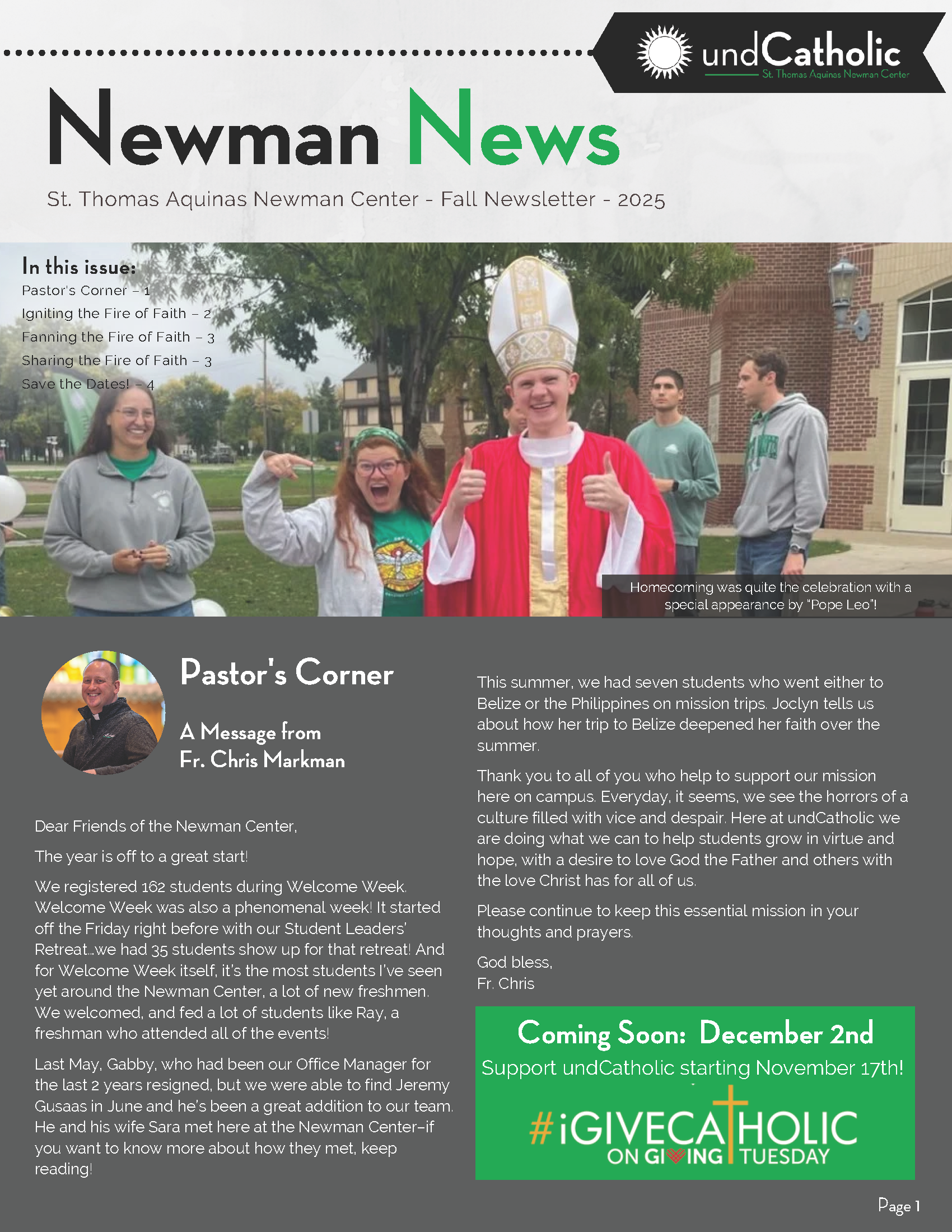 Fall 2025 Newsletter