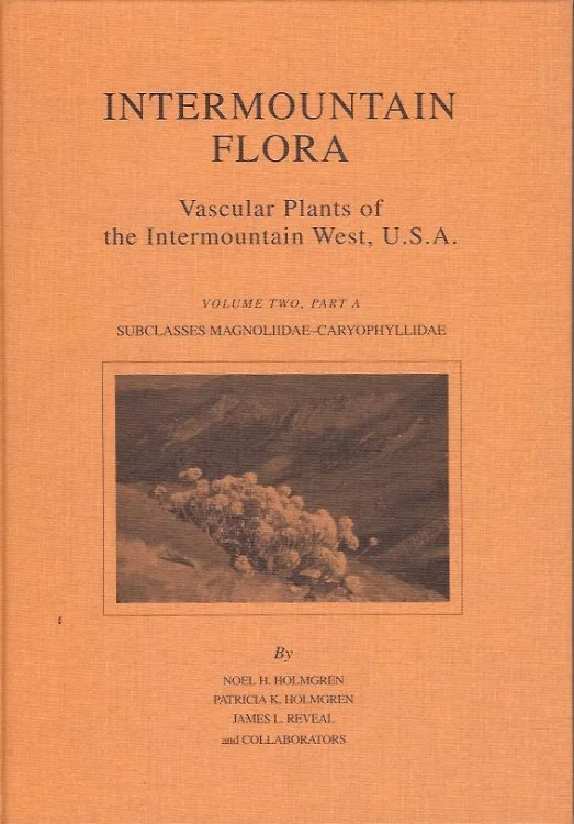 Intermountain Flora . Holmgren, Holmgren et al. 7 volumes, featuring over 1200 of my pen and ink illustrations of plants from the western U.S, drawn from herbarium specimens, starting at the beginning of my career in 1979 and continuing til the final volume published in 2017. Volume 7 contains bios of the authors and artists, including a thorough bio of me written by Noel Holmgren..