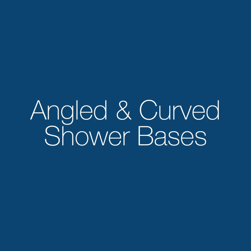 Interquatic Angled and Curved Shower Bases