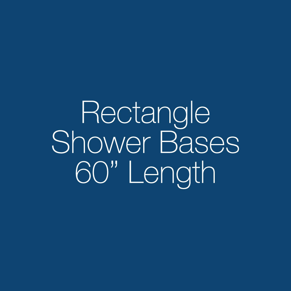 Interquatic Rectangle Shower Bases 60" Length