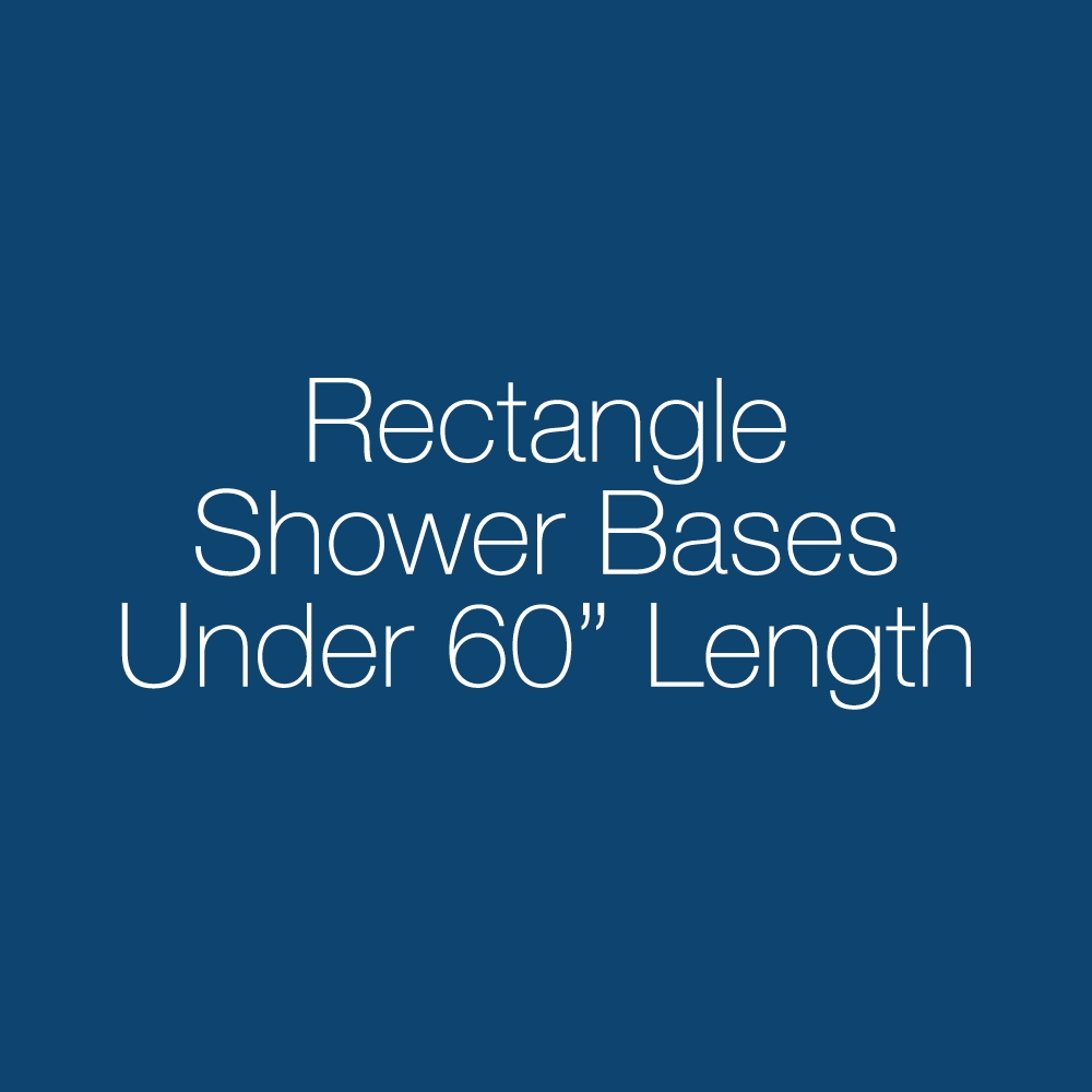 Interquatic Shower Bases - Under 60" Length