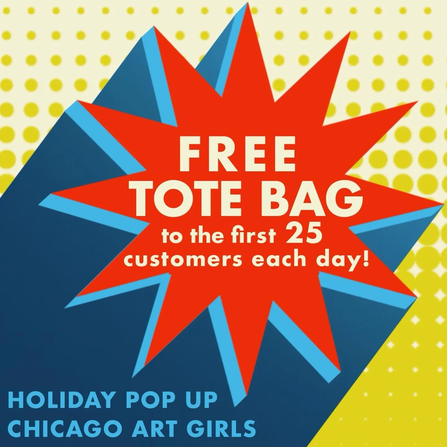 As always, be one of the first 25 customers on Saturday or Sunday to get a FREE tote bag PLUS NEW this year a CAG Pen and notebook set!  A limited number of Notebook sets will also be for sale on the merch table for $5 cash or zelle. 

🎁Chicago Art 