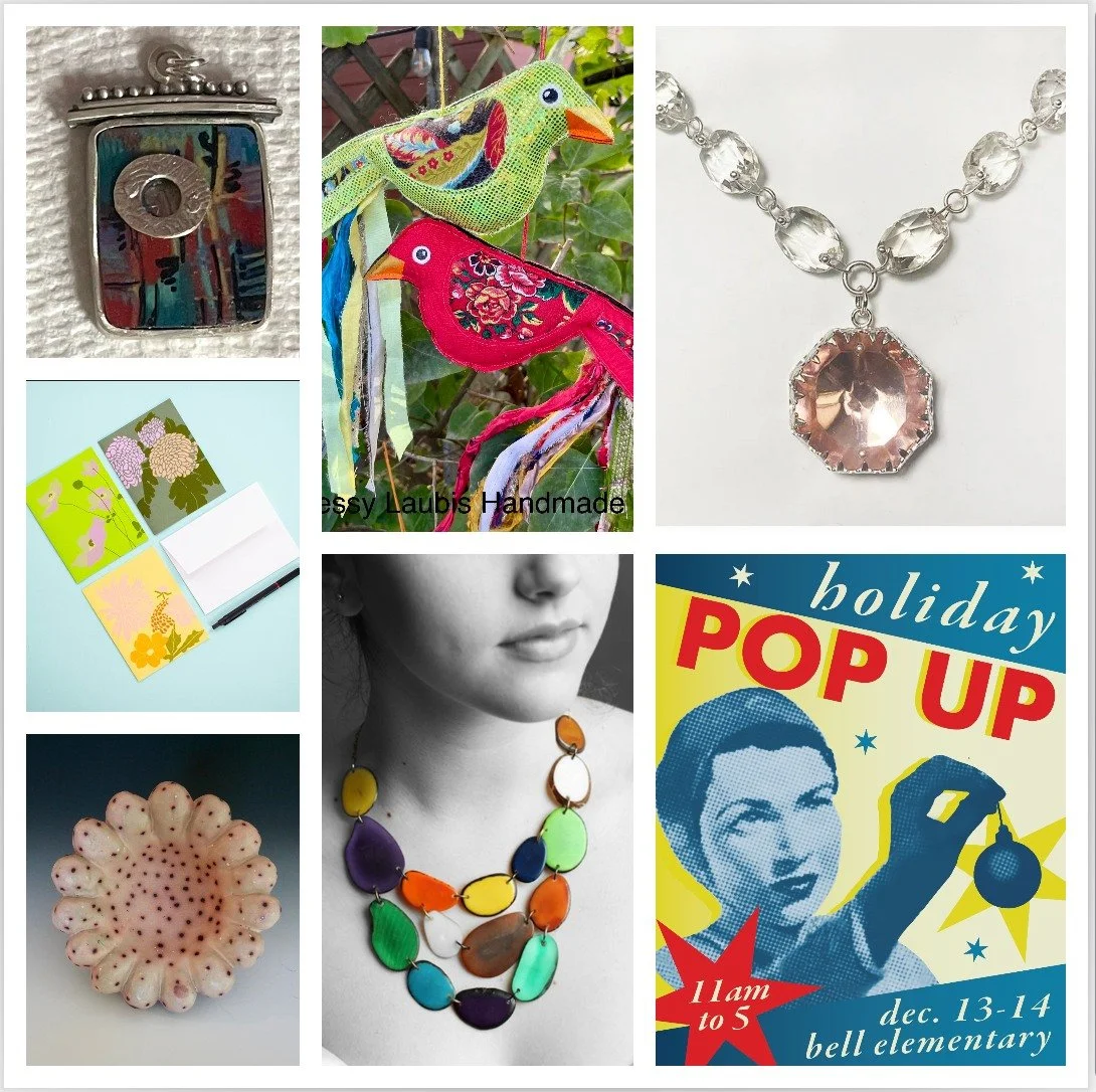 ONE DAY TIL The Chicago Art Girls Holiday Pop-Up Shop
📍 Bell Elementary: 3730 N. Oakley, Chicago
🗓️ December 13 and 14
⏰ 11 am to 5 pm
🛍️ Shop 45 Woman Artists
💰Free Admission, Free Parking
❤Accepting donations for Common Pantry 
Featured Artists