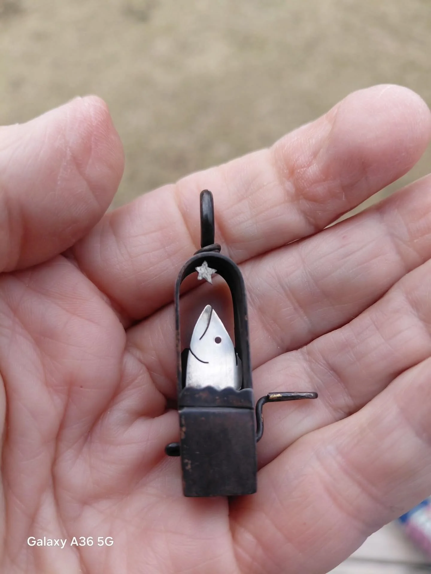 Repost from @hingedjewelry
&bull;
Hey hi everyone! I, like the fish, have been spending my winter star-gazing and playing in the studio! (Check out the video to see how happy fishy is to see the clouds clearing for spring)! 

This interactive pendant