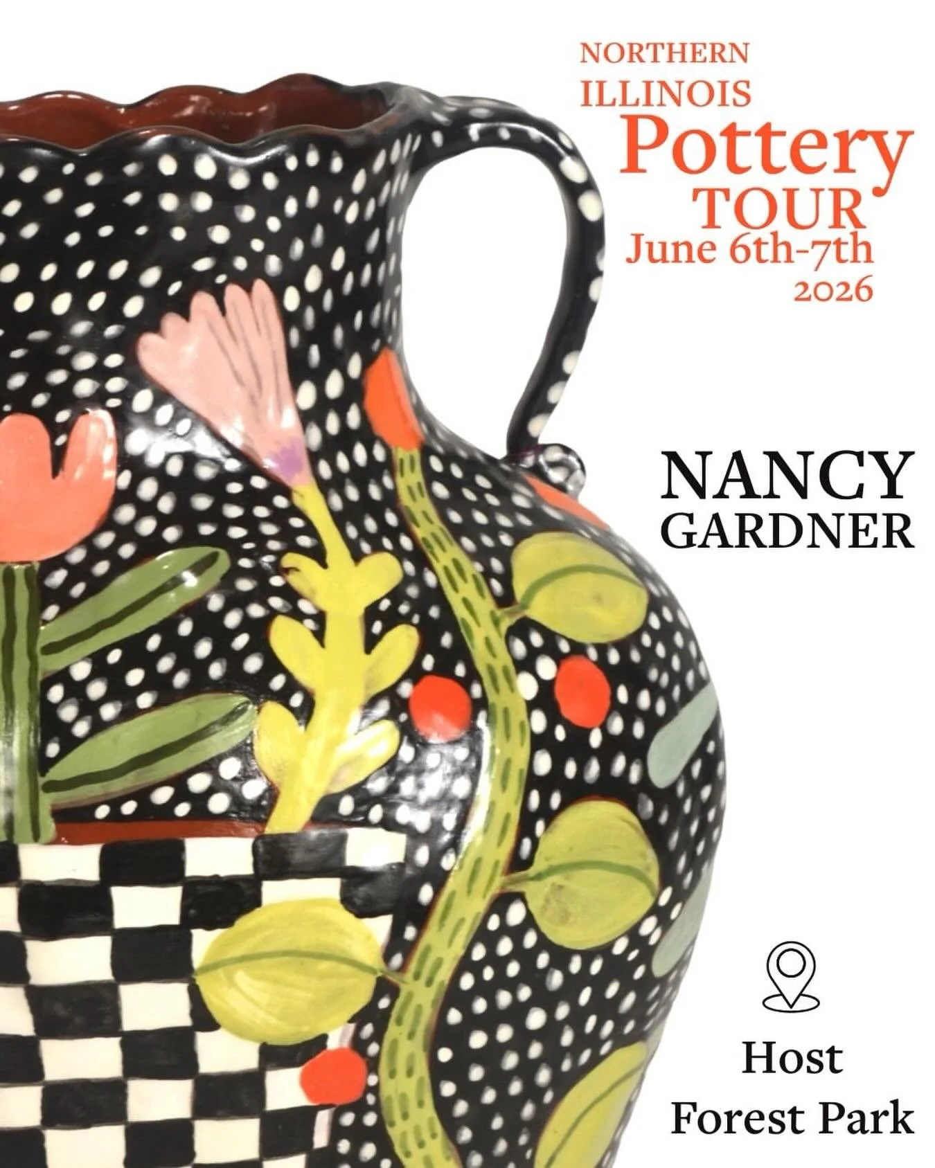 8 fabulous ceramic artist in #forestpark this weekend and that is only stop  # 1.  You gotta start somewhere!  #potterytour #potterylove #potterylovers