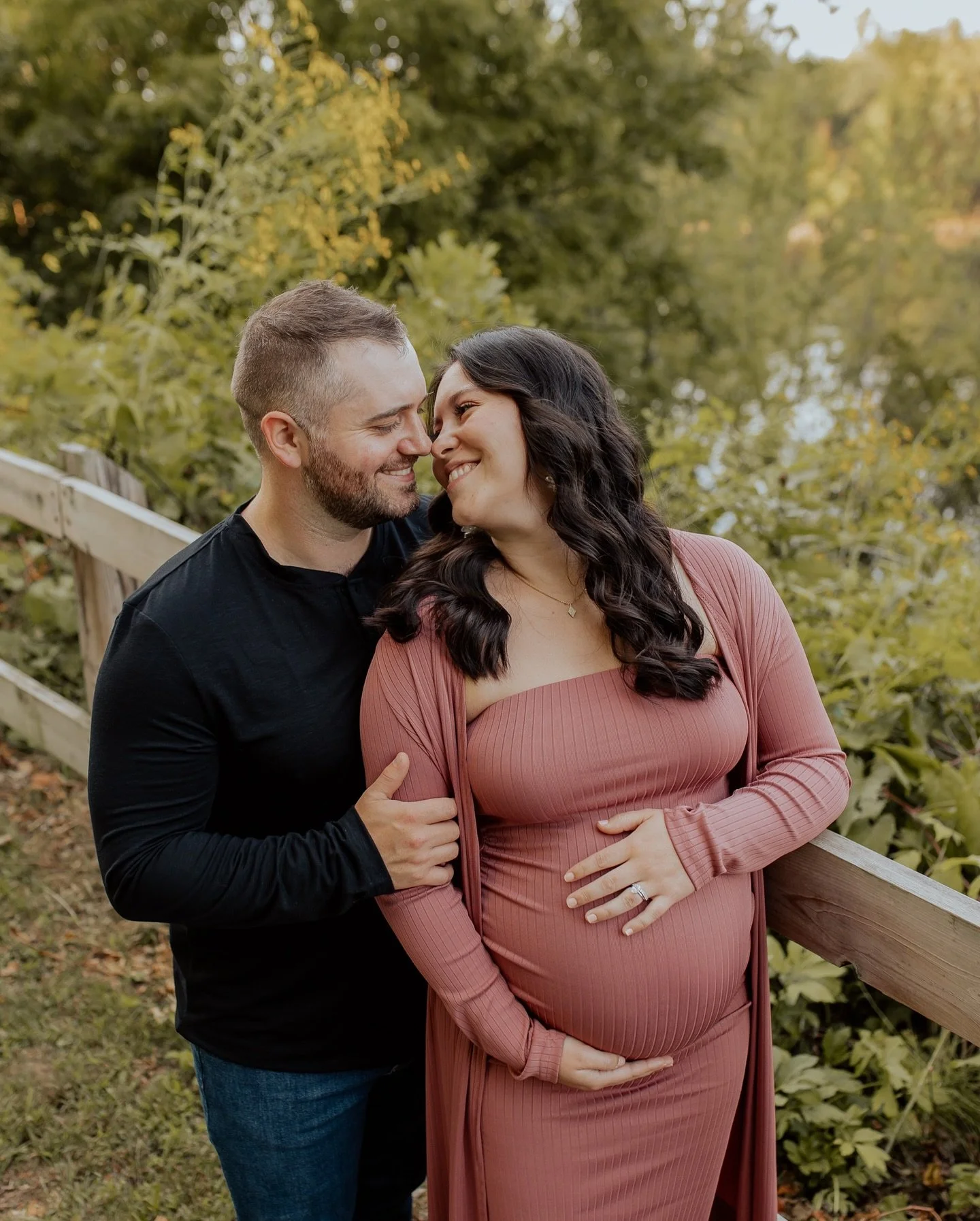 The Johnsons🤍 can&rsquo;t wait to meet their sweet baby girl in November
