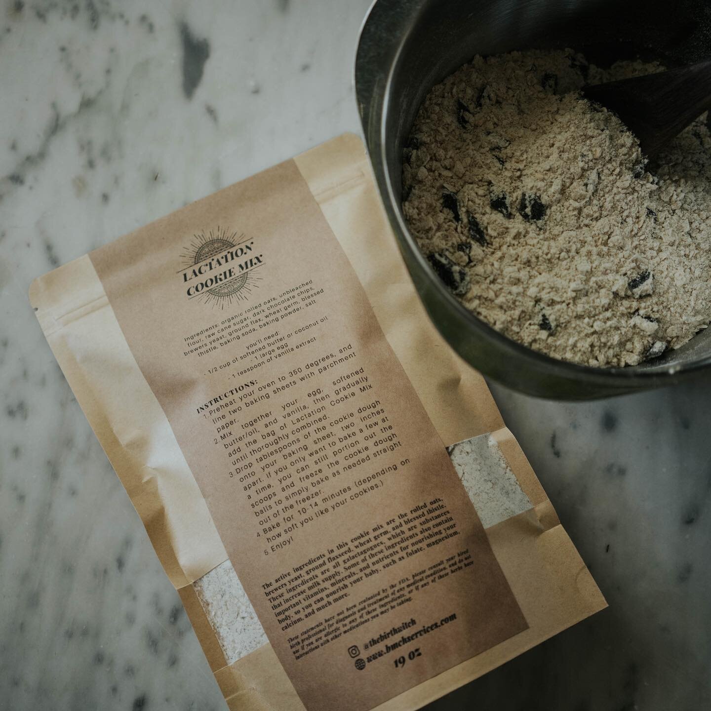 My lactation cookie recipe:

(See previous post about my thoughts on why we even need lactation cookies in the first place.)

I made this cookie mix available in my shop, not because it&rsquo;s hard to make, but because most folks don&rsquo;t have wh