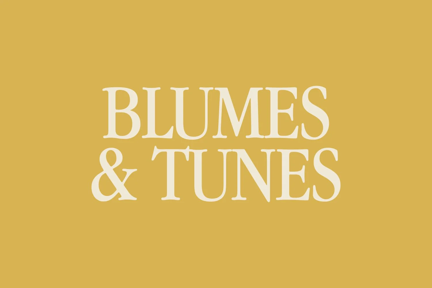 Blooms & Tunes