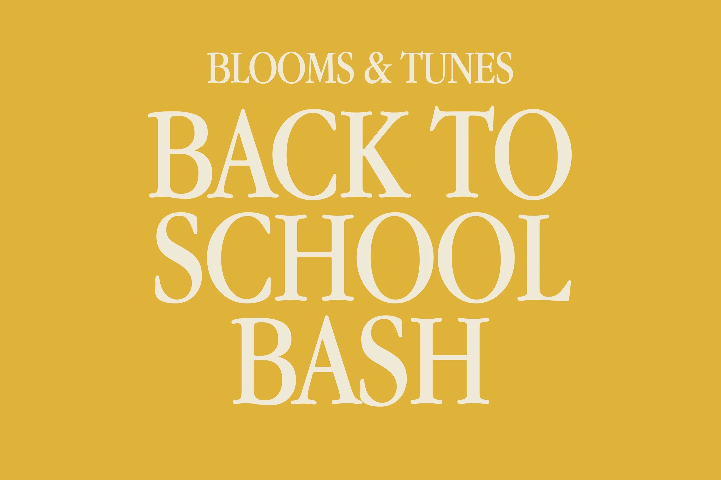 Blooms &amp; Tunes