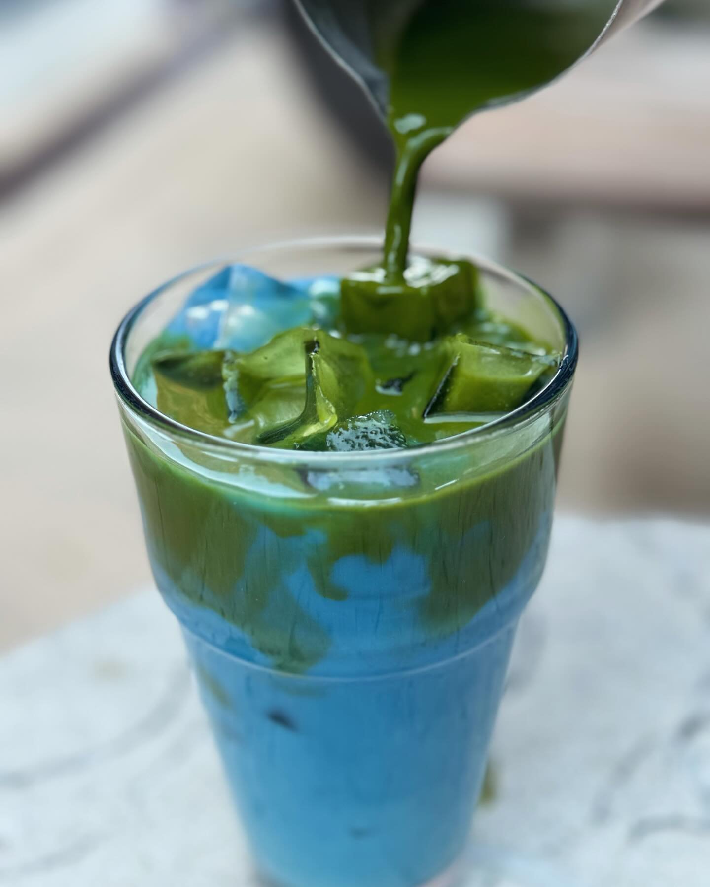 Love your mother 🌎 We&rsquo;re celebrating Earth Day all week long with an off-menu* specialty drink: Earth Day Matcha! An iced matcha latte with butterfly pea flower tea and a hint of vanilla 🦋

*not on the wall menu but available all week*