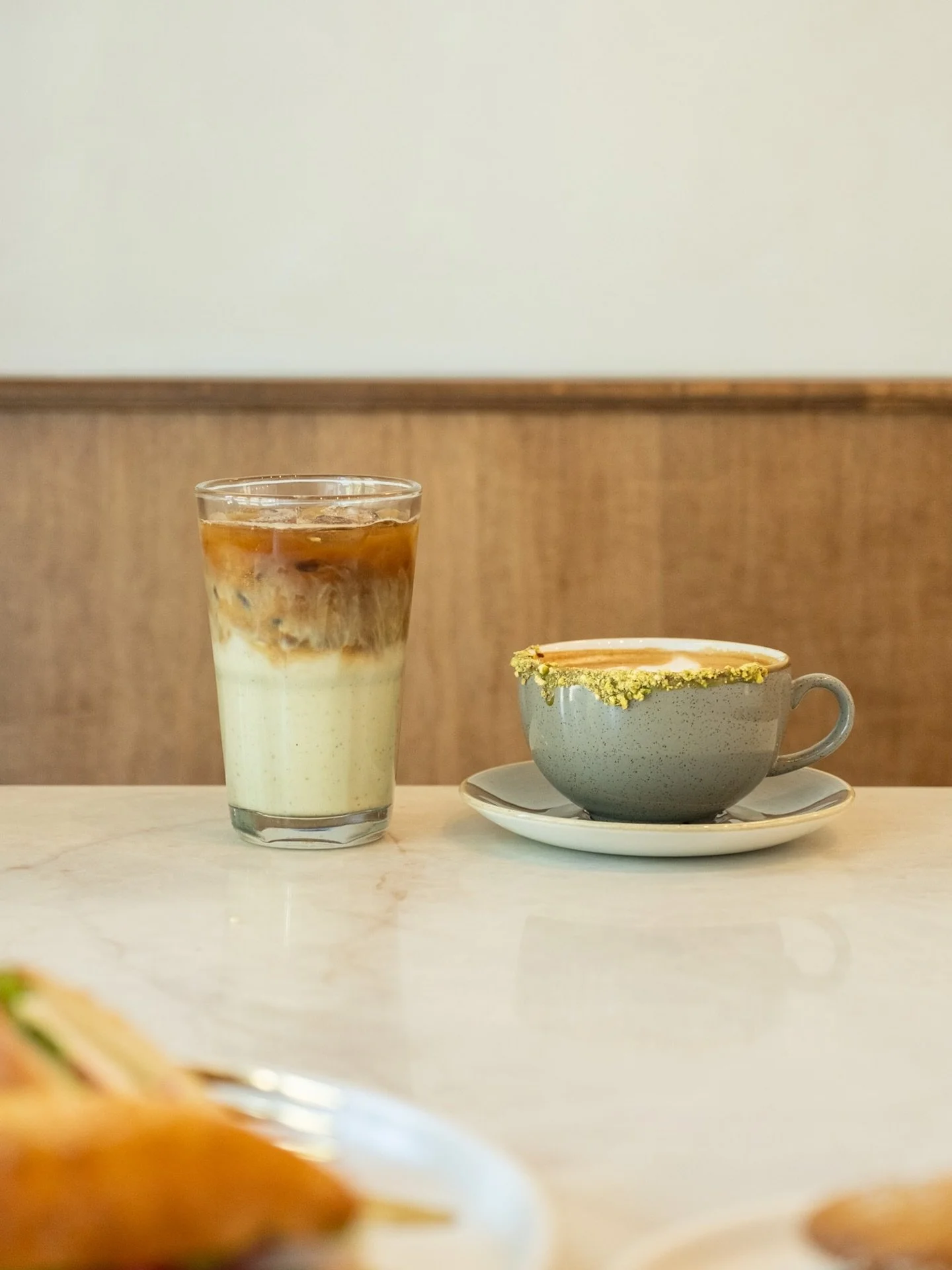 The wait is over! Pistachio lattes are back and ready for you, hot or iced β¨βοΈ 
*Virginia location only*