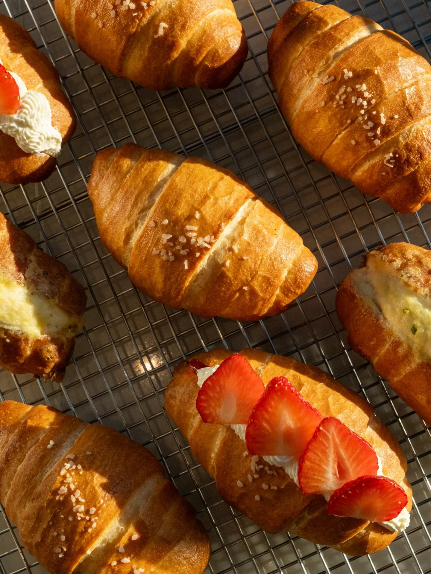 A little close-up of our version of the Korean Salt Bread for this Friday&rsquo;s Jane&rsquo;s Coffee &amp; Matcha x Sunday Morning Bakehouse collab.

if comfort had a smell, it would be this. 🧈✨ crispy outside, soft inside &mdash; truly the best ki
