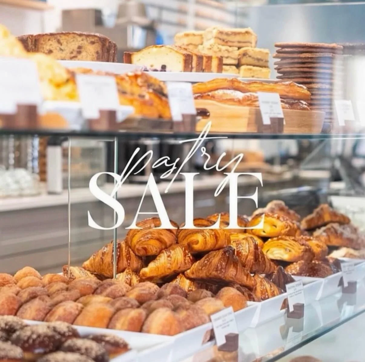 🌧️ Grab a pick me up on this rainy day.🤍 30% off all pastries at Pike &amp; Rose MD! 🥐
