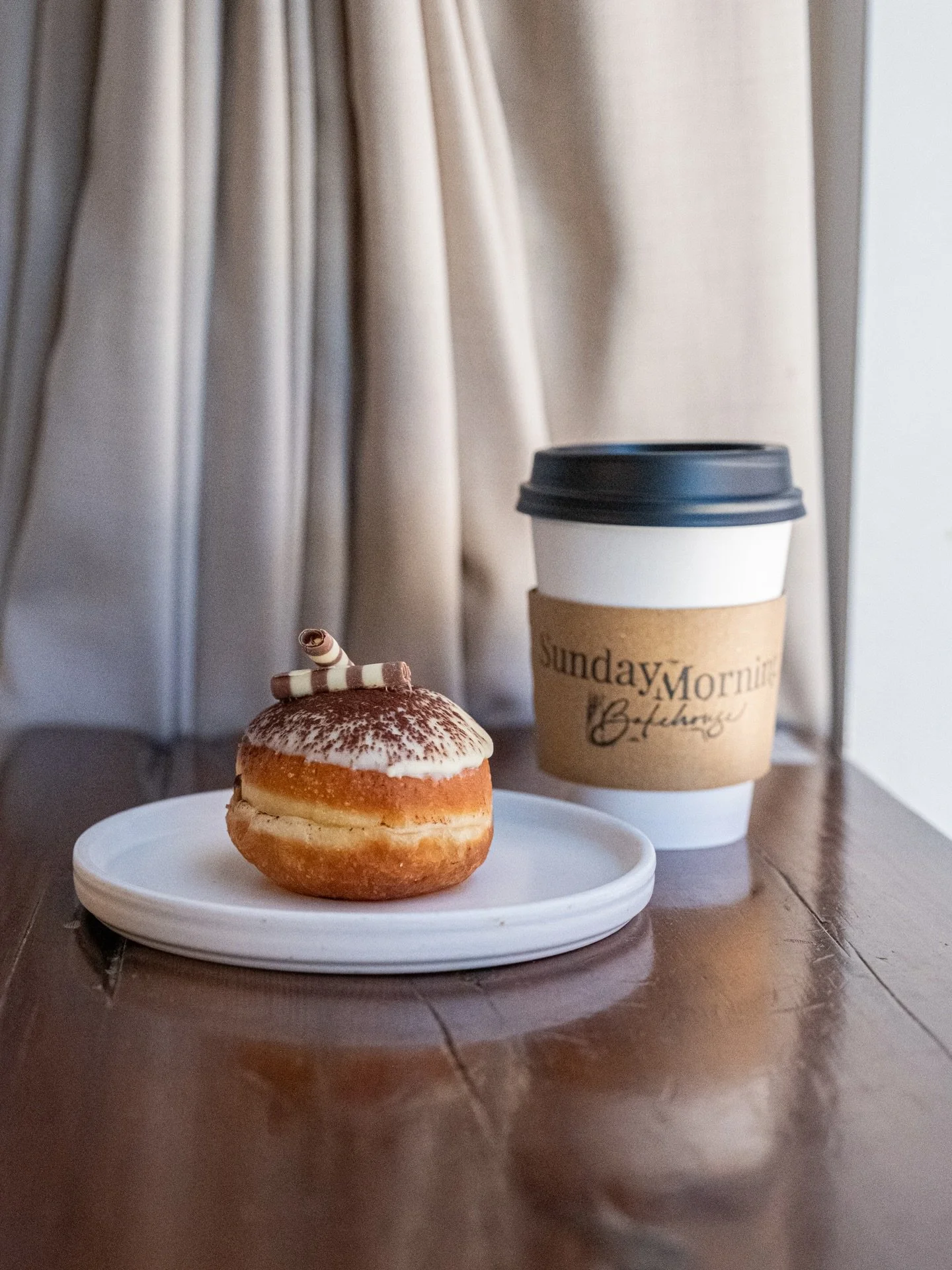 Tiramisu donut just as dreamy as ever. ✨ It&rsquo;s been one of the favorites. Extra perfff with a cup of coffee. Come grab one before they&rsquo;re gone. See you soon?