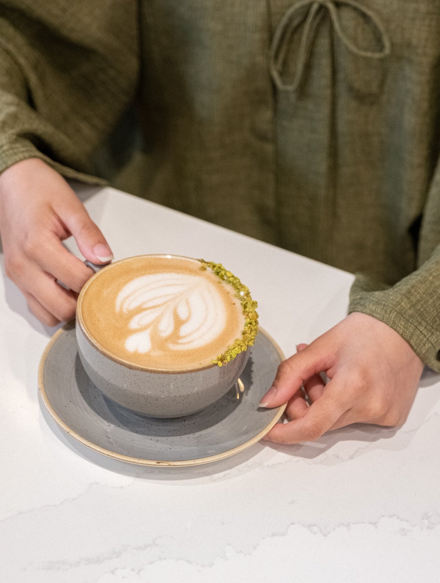 Don&rsquo;t sleep on the pistachio latte ☕️💚 We&rsquo;ve only got a few weeks left before it&rsquo;s gone for the season. 

*Pike &amp; Rose location only.