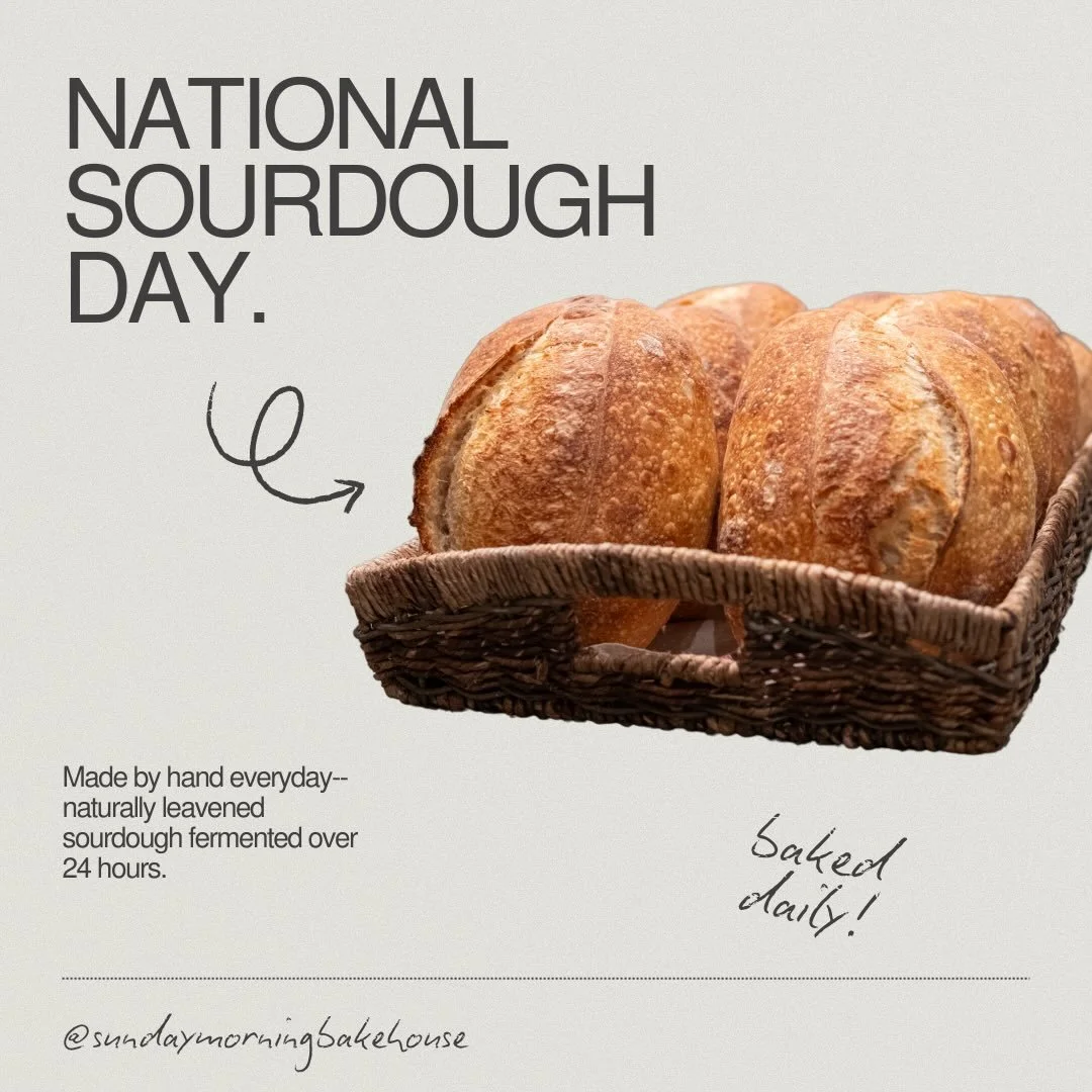 PIKE &amp; ROSE!

National Sourdough Day tomorrow! Our iconic sourdough flavors with our mini loaves are back for tomorrow (4/1) only. ✨

&rarr; Bacon &amp; Caramelized Onion
&rarr; Pepperoni Pizza
&rarr; Chocolate Cherry
&rarr; Kimchi
&rarr; Cinnamo