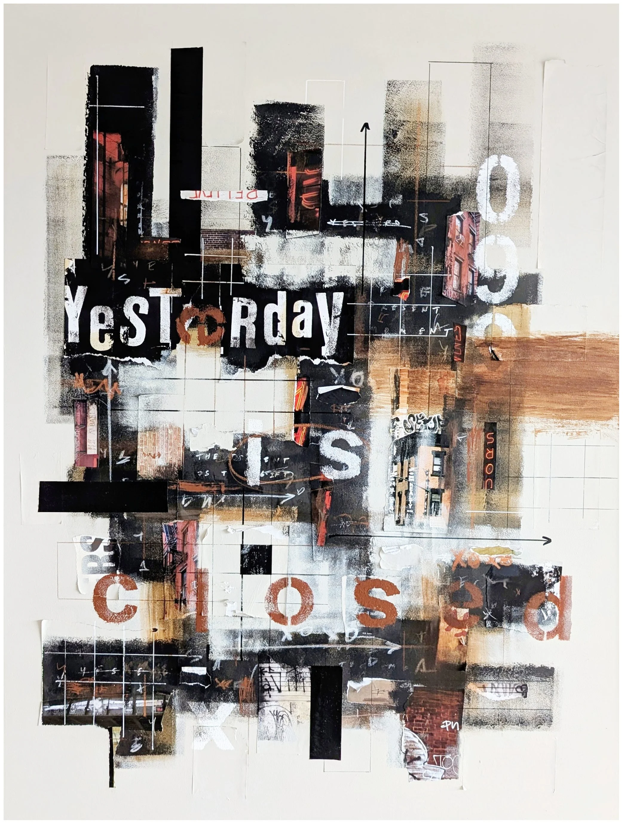 SOLD | Yesterday is Closed | 48x36"