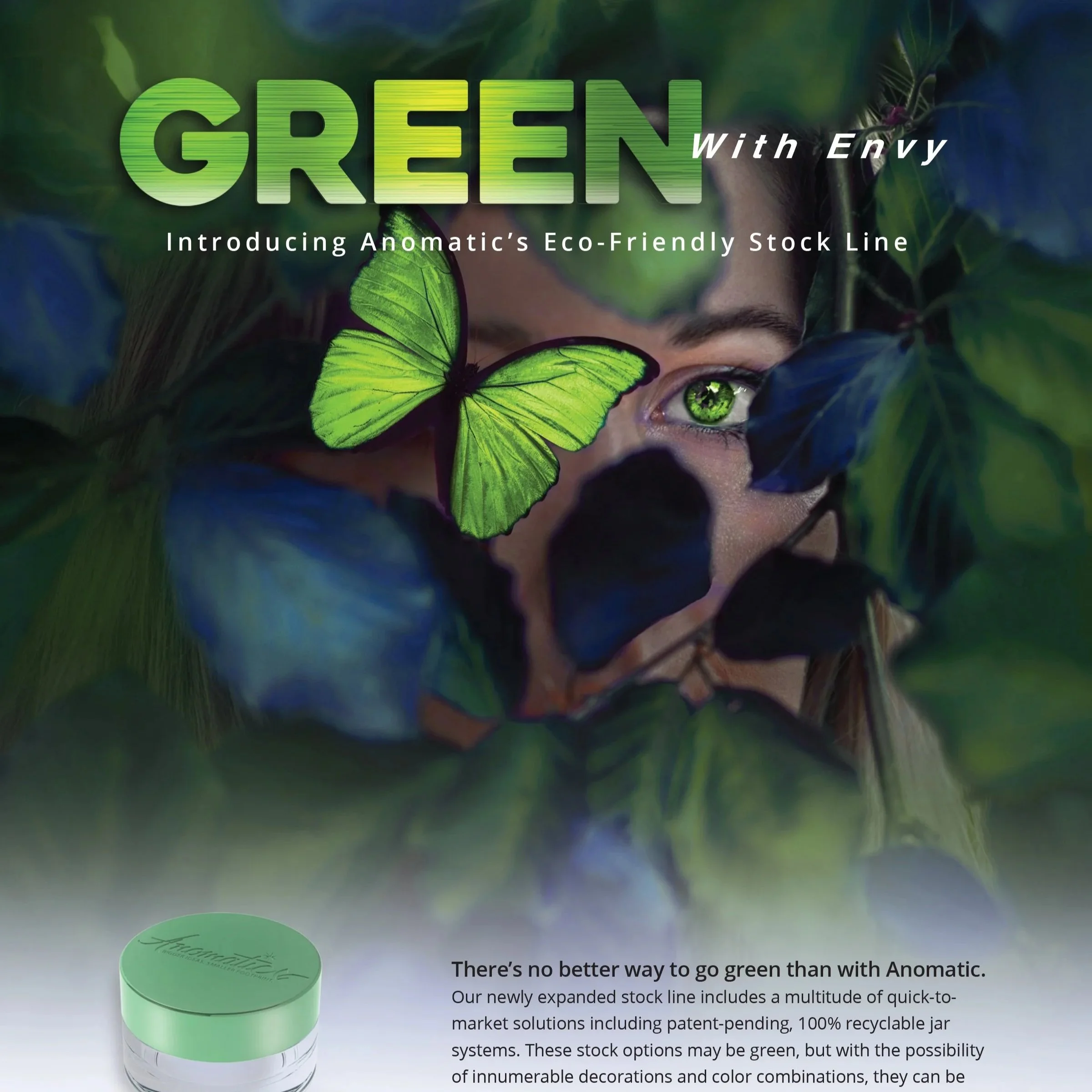 Anomatic Ad for Beauty Packaging Magazine