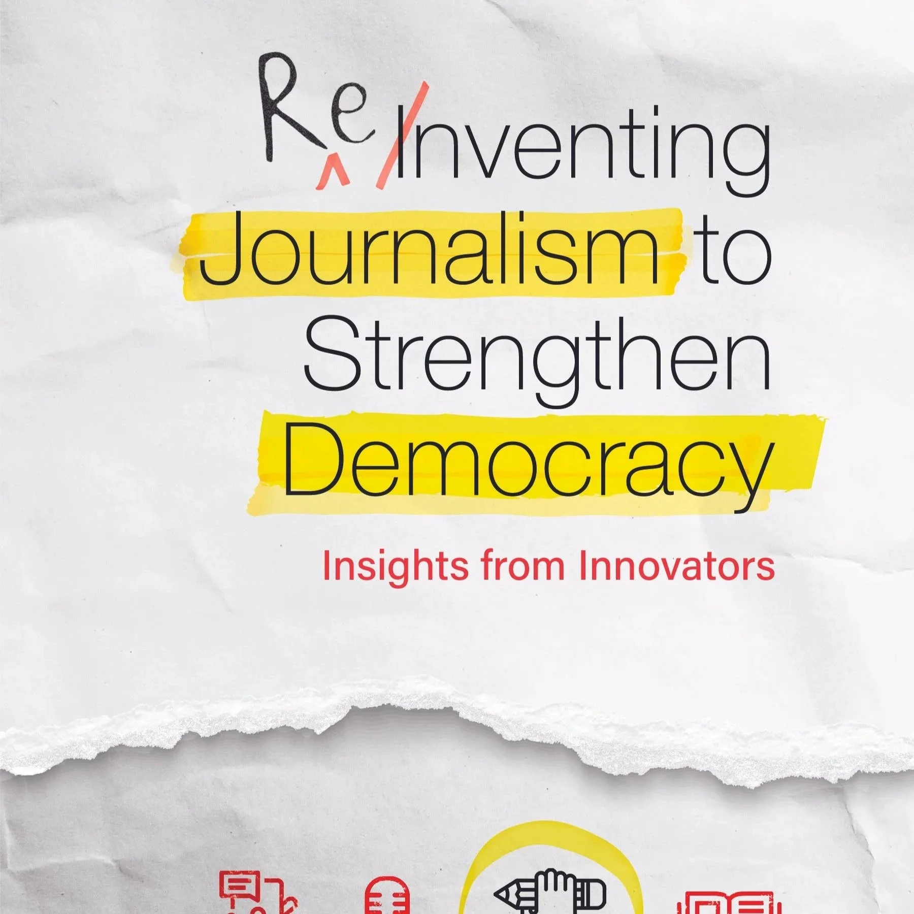 Reinventing Journalism to Strengthen Democracy Book Design