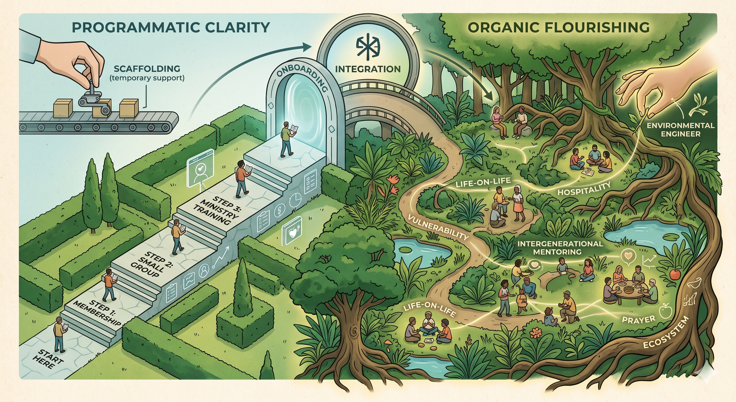 The Mapped Garden: Building a Hybrid Discipleship Culture
