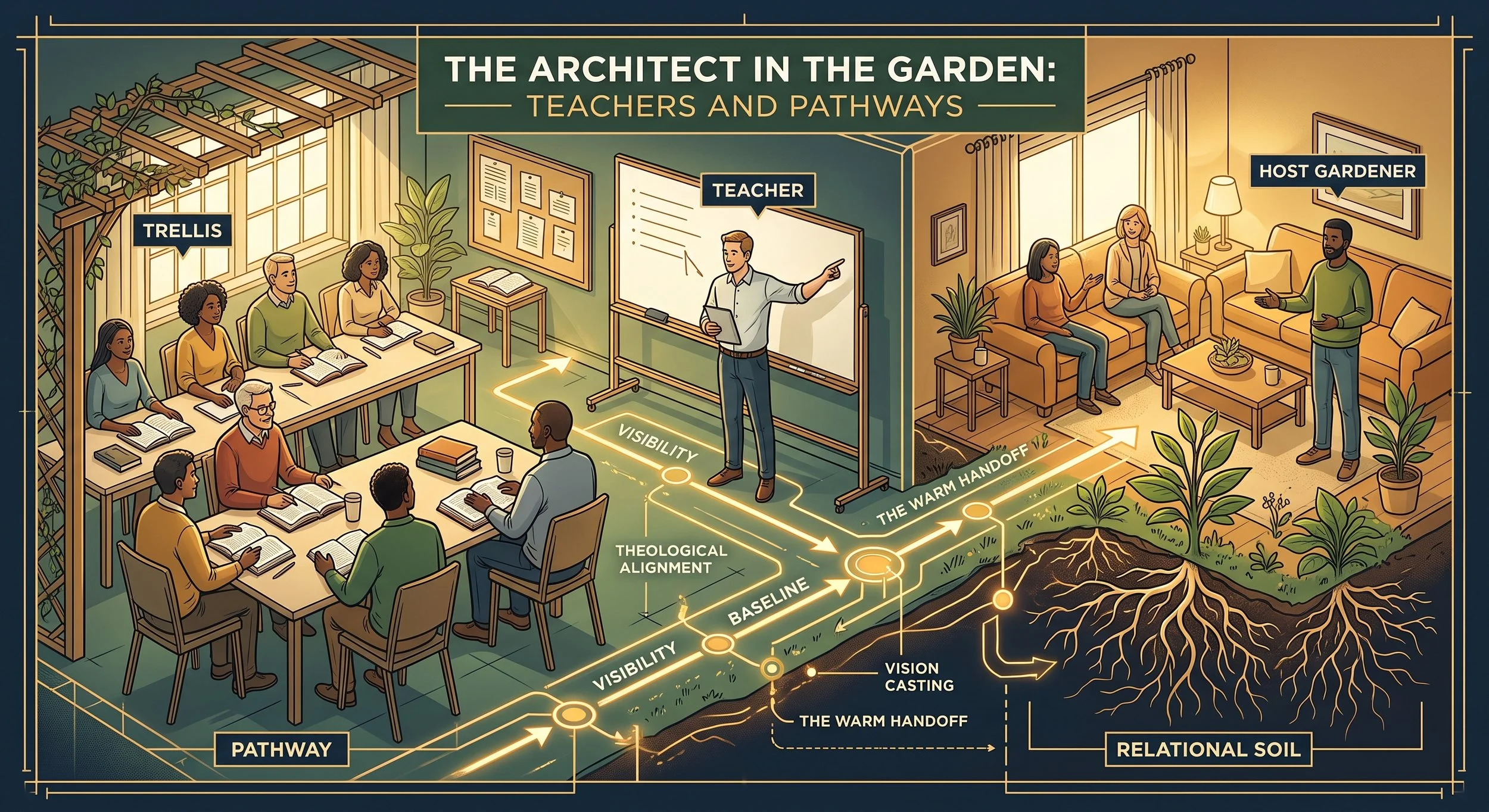 The Architect in the Garden: Why Teachers Are Essential to Mapped Garden Pathways