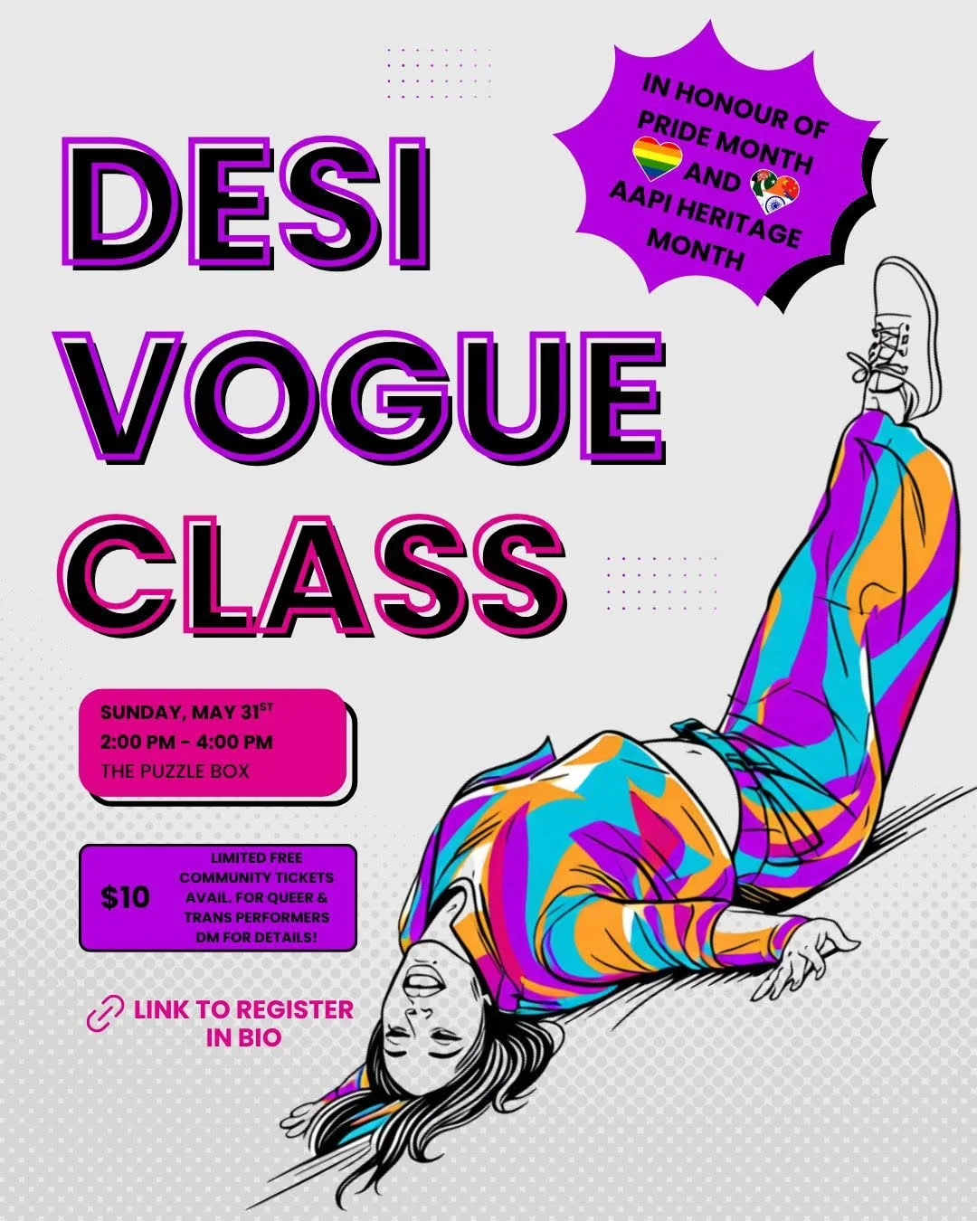 Desi Vogue Class with Shruti &amp; Bhavna