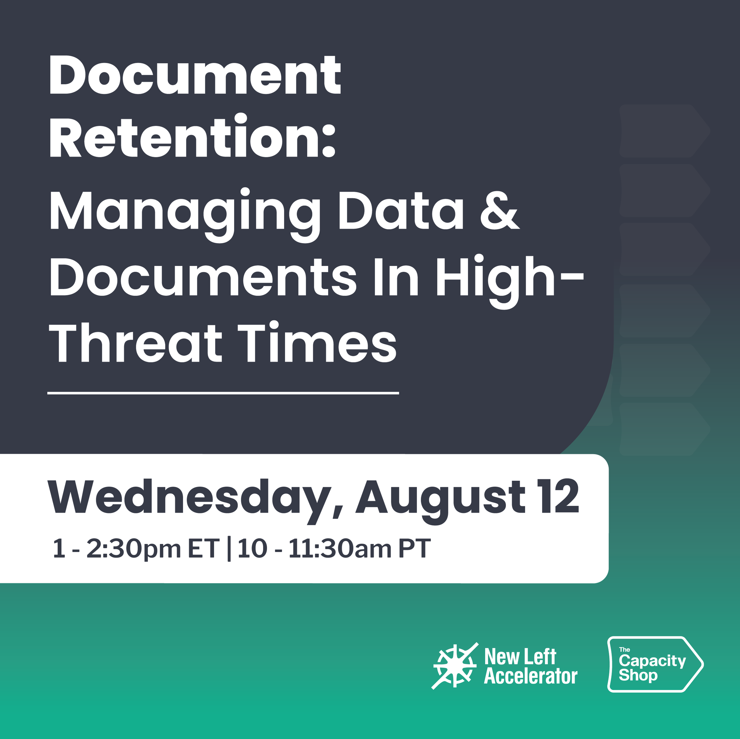 Document Retention: Managing Data &amp; Documents In High-Threat Times