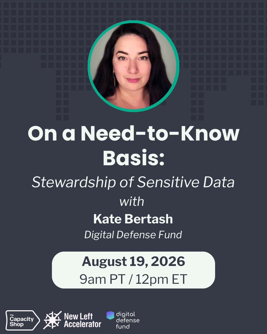 On a Need-to-Know Basis: Stewardship of Sensitive Data