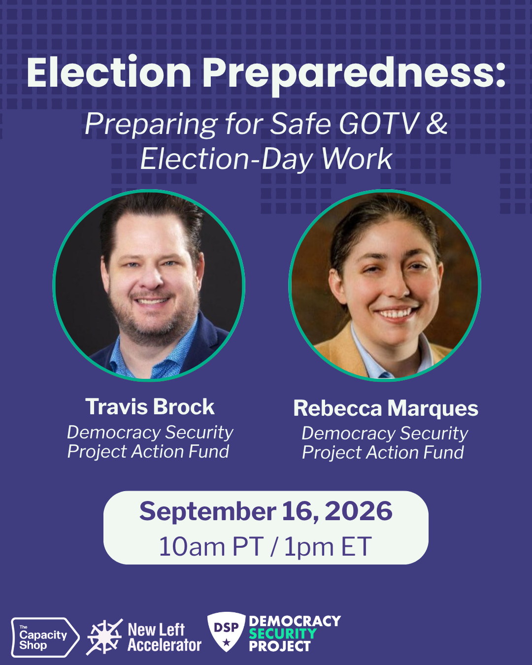 Election Preparedness: Preparing for Safe GOTV &amp; Election-Day Work