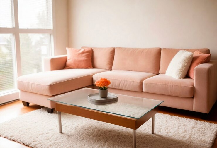Tips for Staging an Orange County Living Room with an L-Shaped Couch for Real Estate Photography