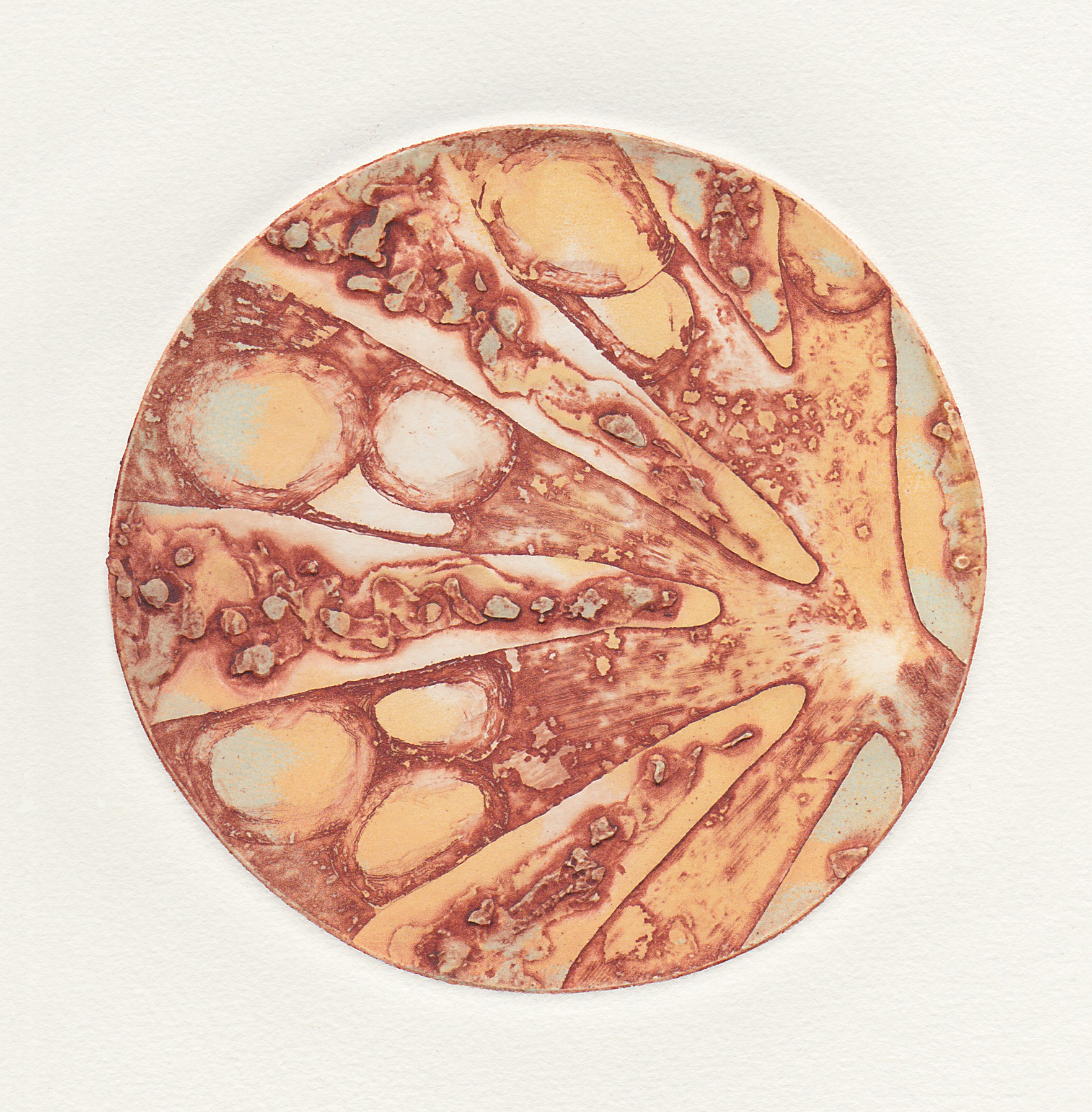 At Arms Length #1 (2013). Viscosity Etching.