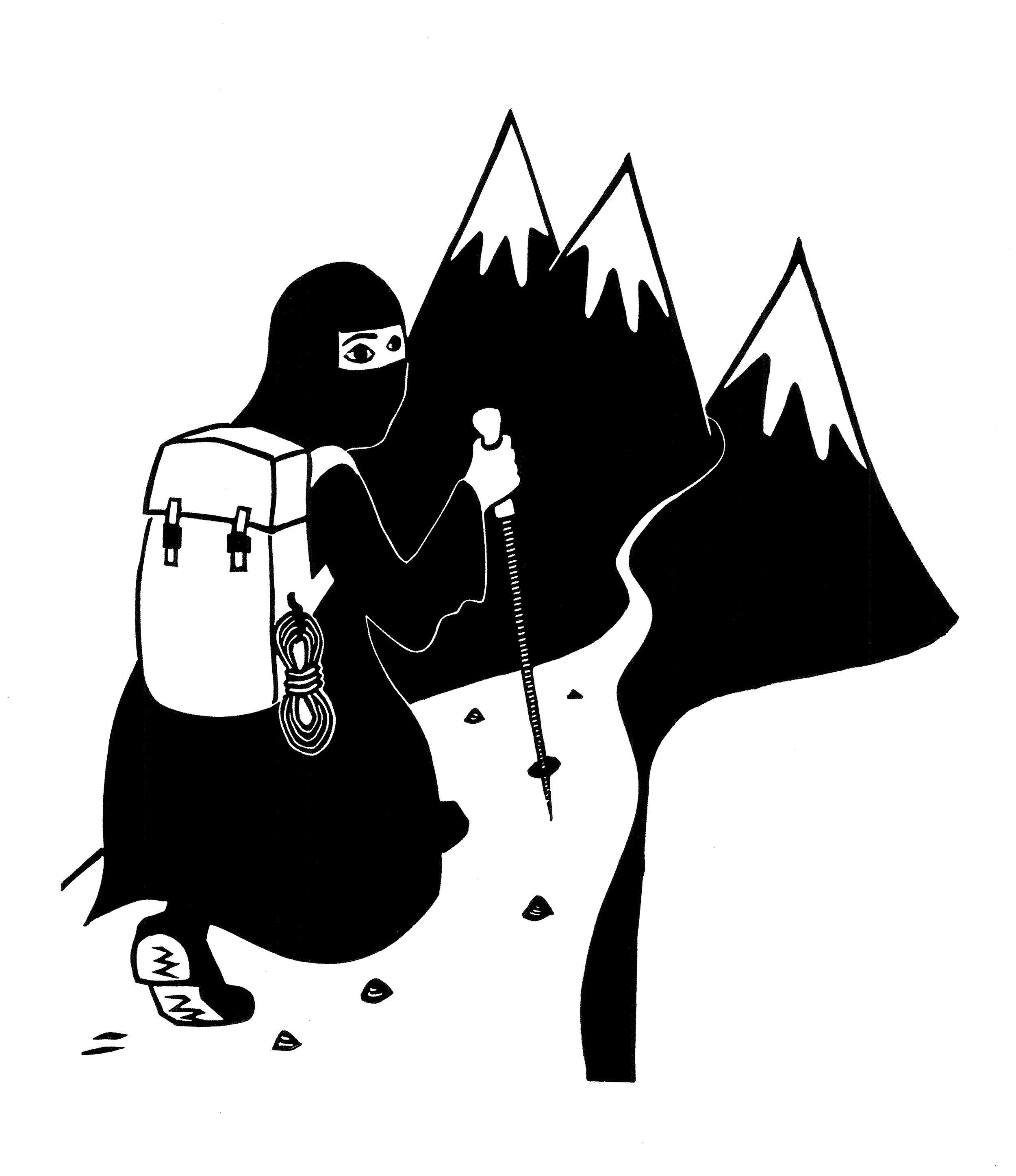 Climb Every Mountain Burqa