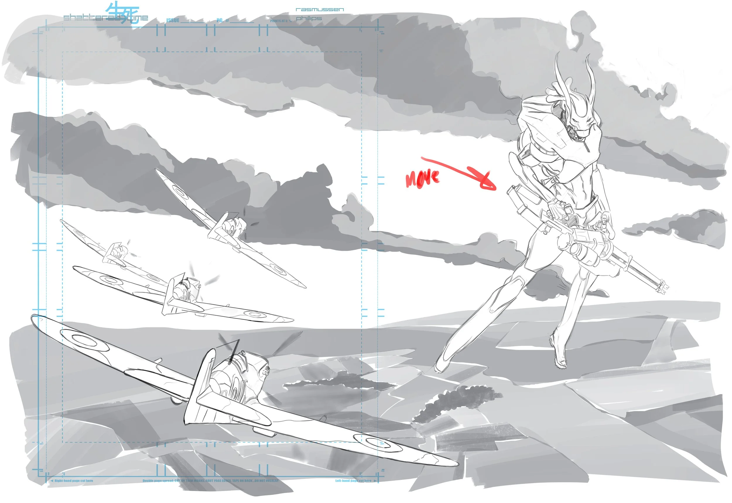 shatteredtime pages 6 and 7