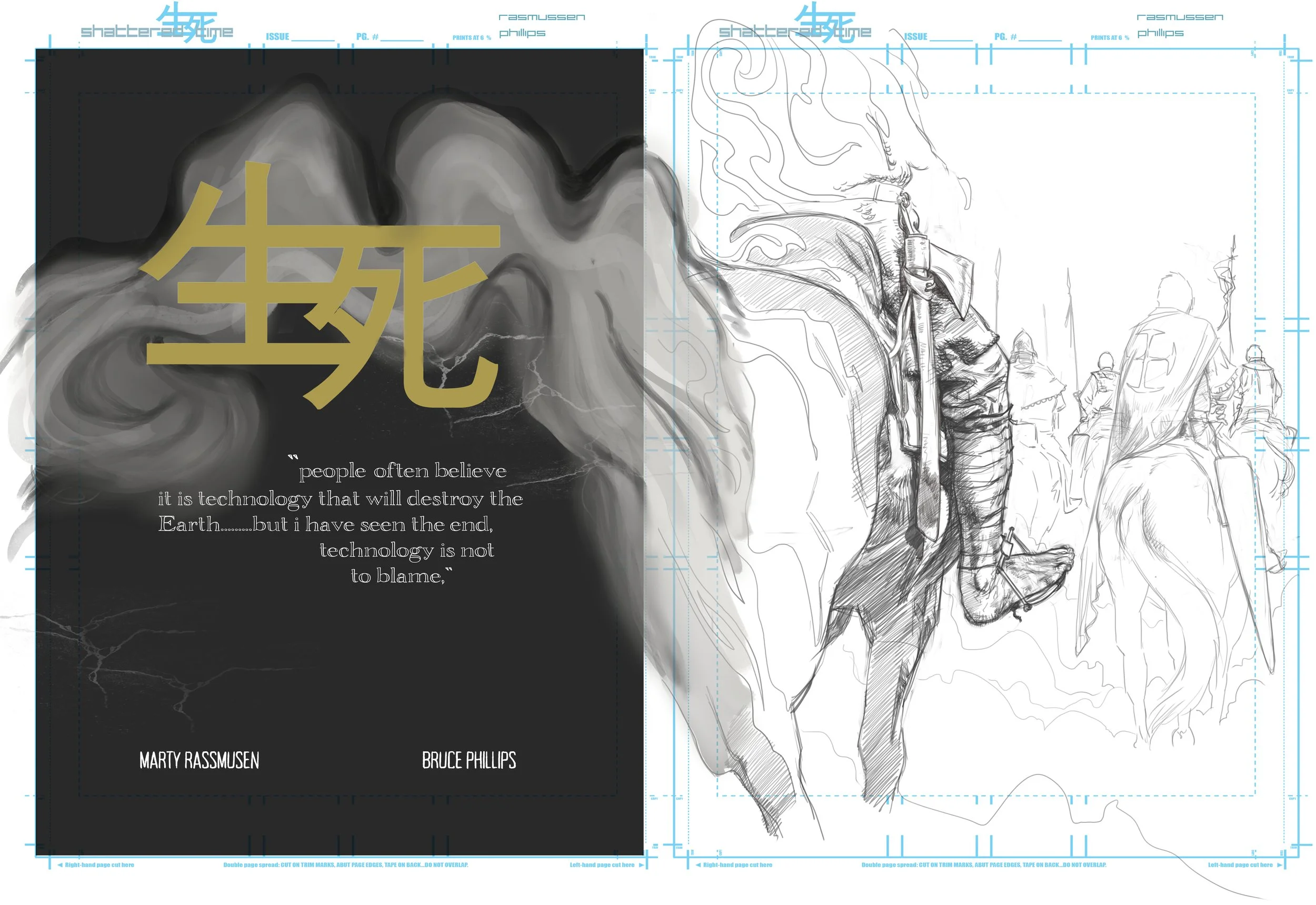 shatteredtime pages 14 and 15
