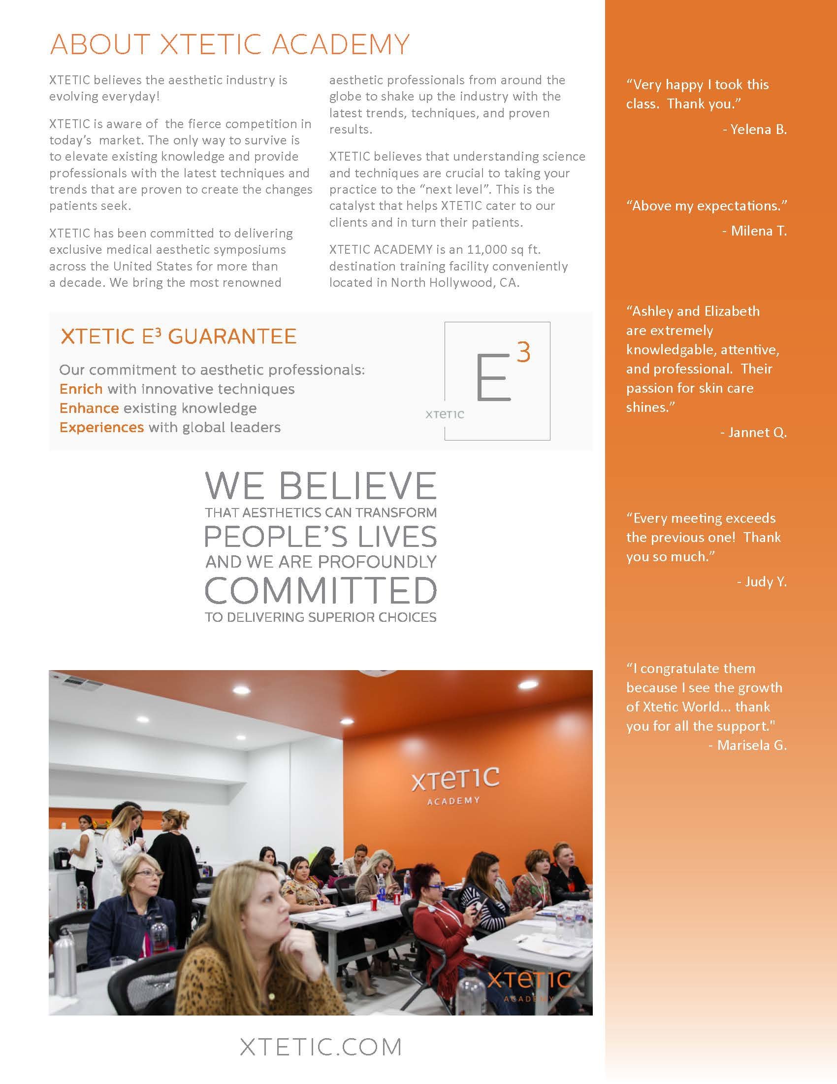 Promotional Brochure for Xtetic Event (pg.3)