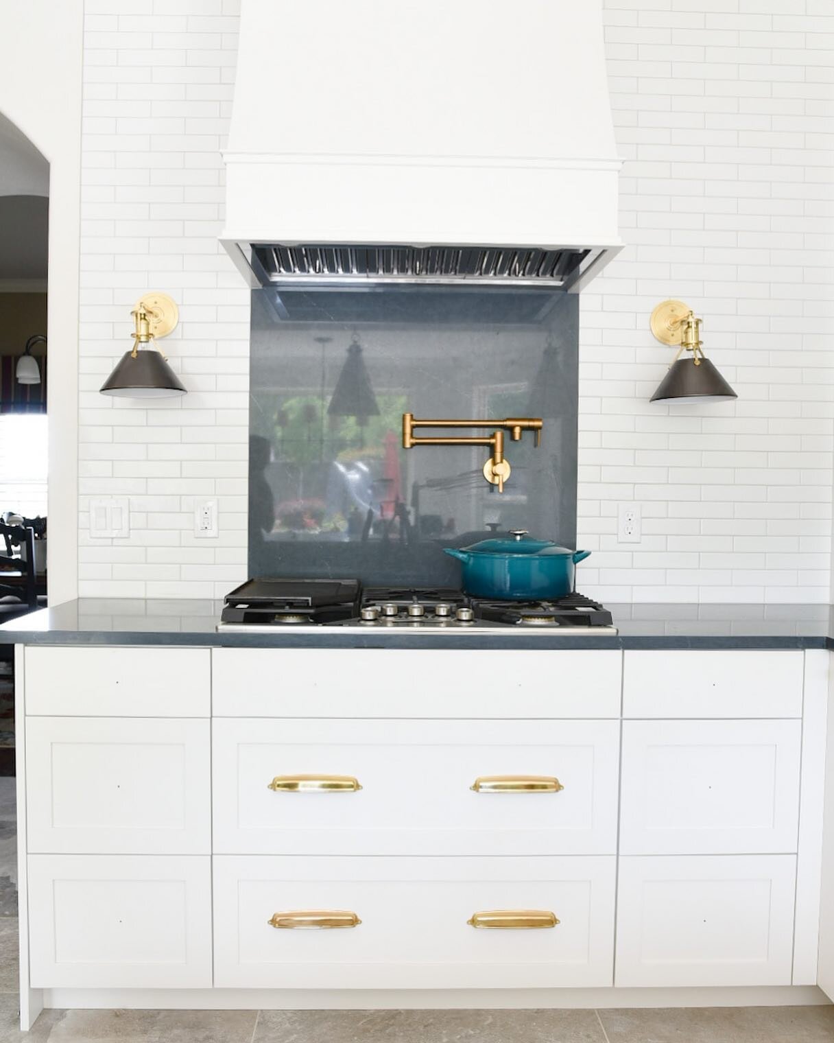 Missing some hardware but we love how this beautiful kitchen remodel turned out! #northcabinetco