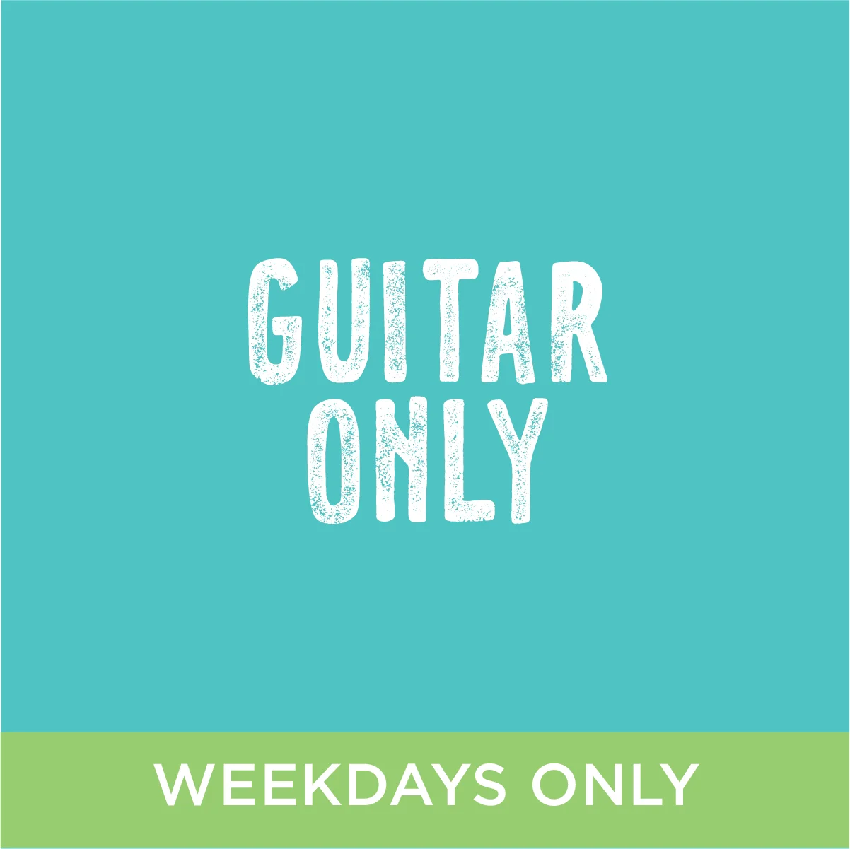 Guitar Only - Per Class, Per Student