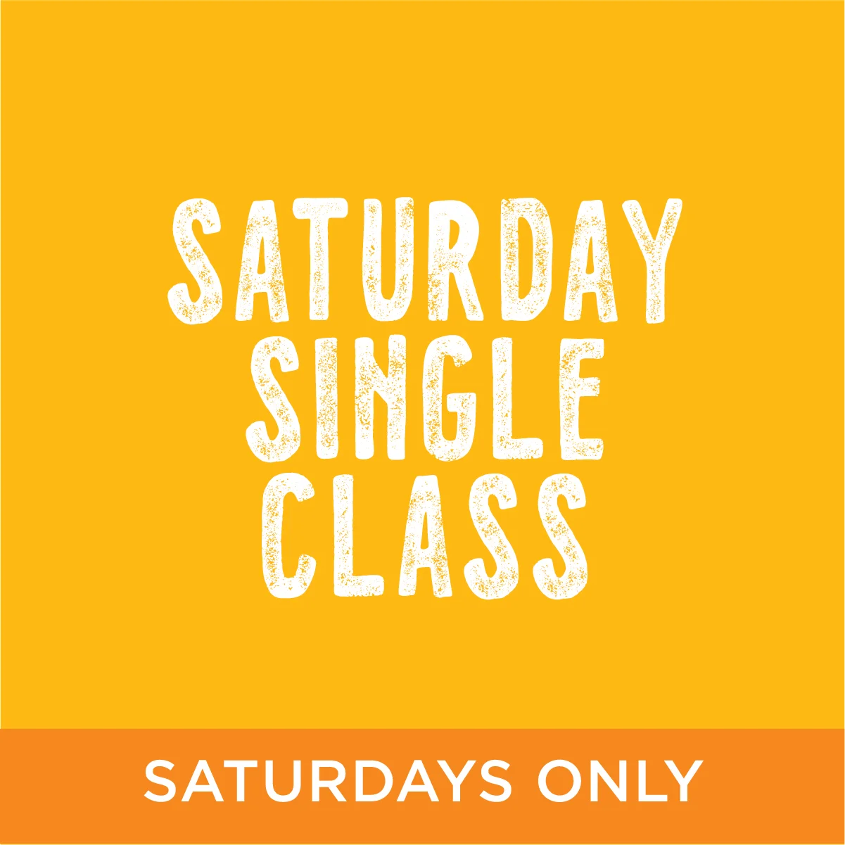 Saturday - Per Class, Per Student