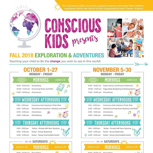 Super excited to announce our Fall adventures! Register now and teach your child to be the change you would like to see in this world!#worldpassionproject #consciouskids #music #drumming #art #homeschoolsandiego #charterschoolsandiego