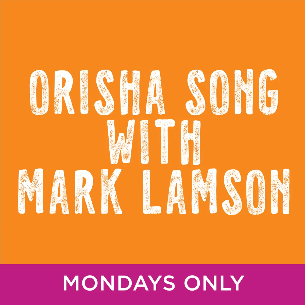 Orisha Song With Mark Lamson - Donation Only