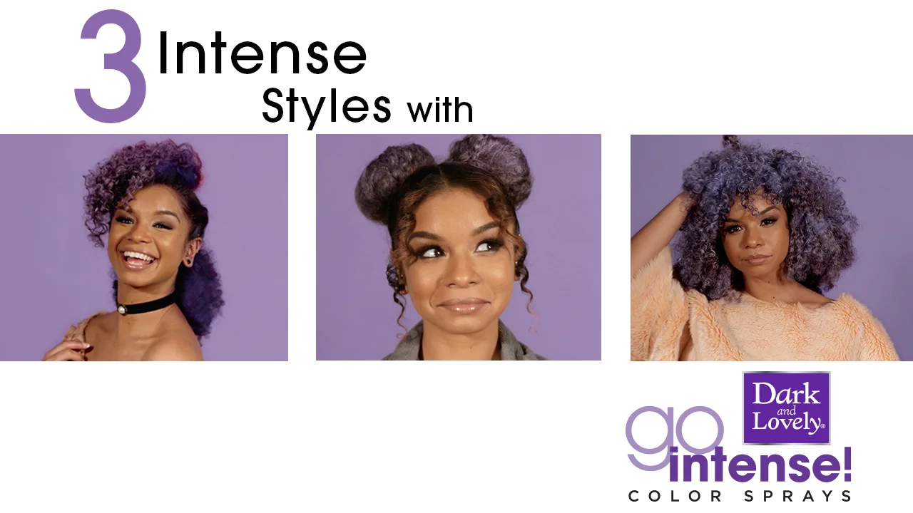 3 Intense Styles with GoIntense Color Sprays - Teaser