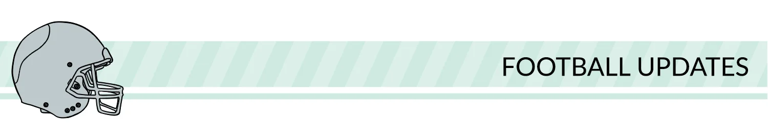Sports banner: green, white, and black sport divider