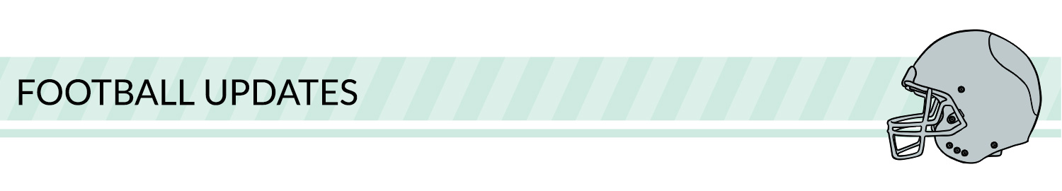 Sports banner: green, white, and black sport divider