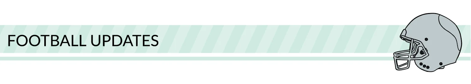 Sports banner: green, white, and black sport divider