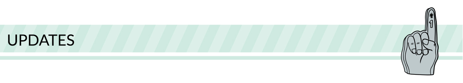 Sports banner: green, white, and black sport divider