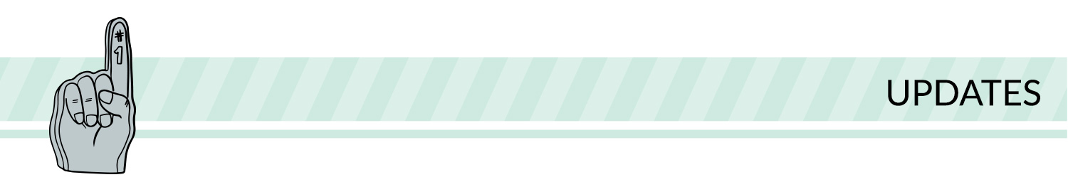 Sports banner: green, white, and black sport divider
