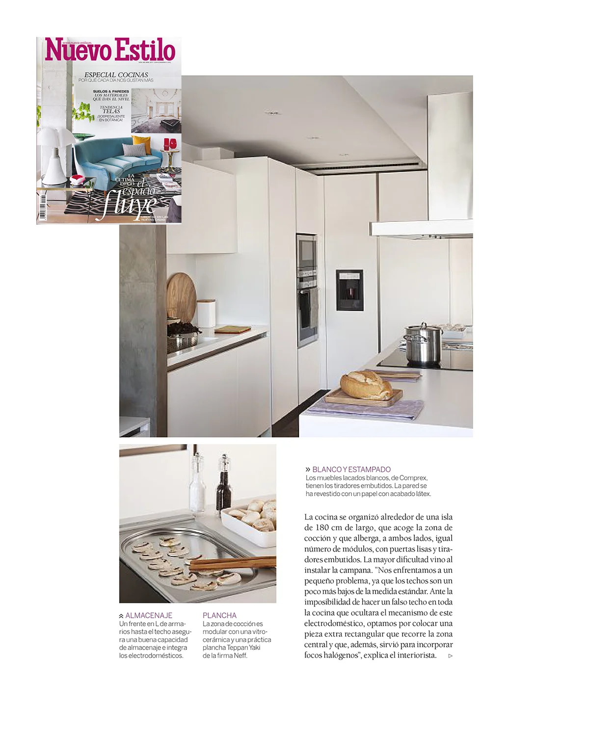 PLAIN white and floral pattern this remodel project included an amazing kitchen designed AROUND a big island. features a bold white and black mural wallpaper that adds the pop touch to the design. read more.