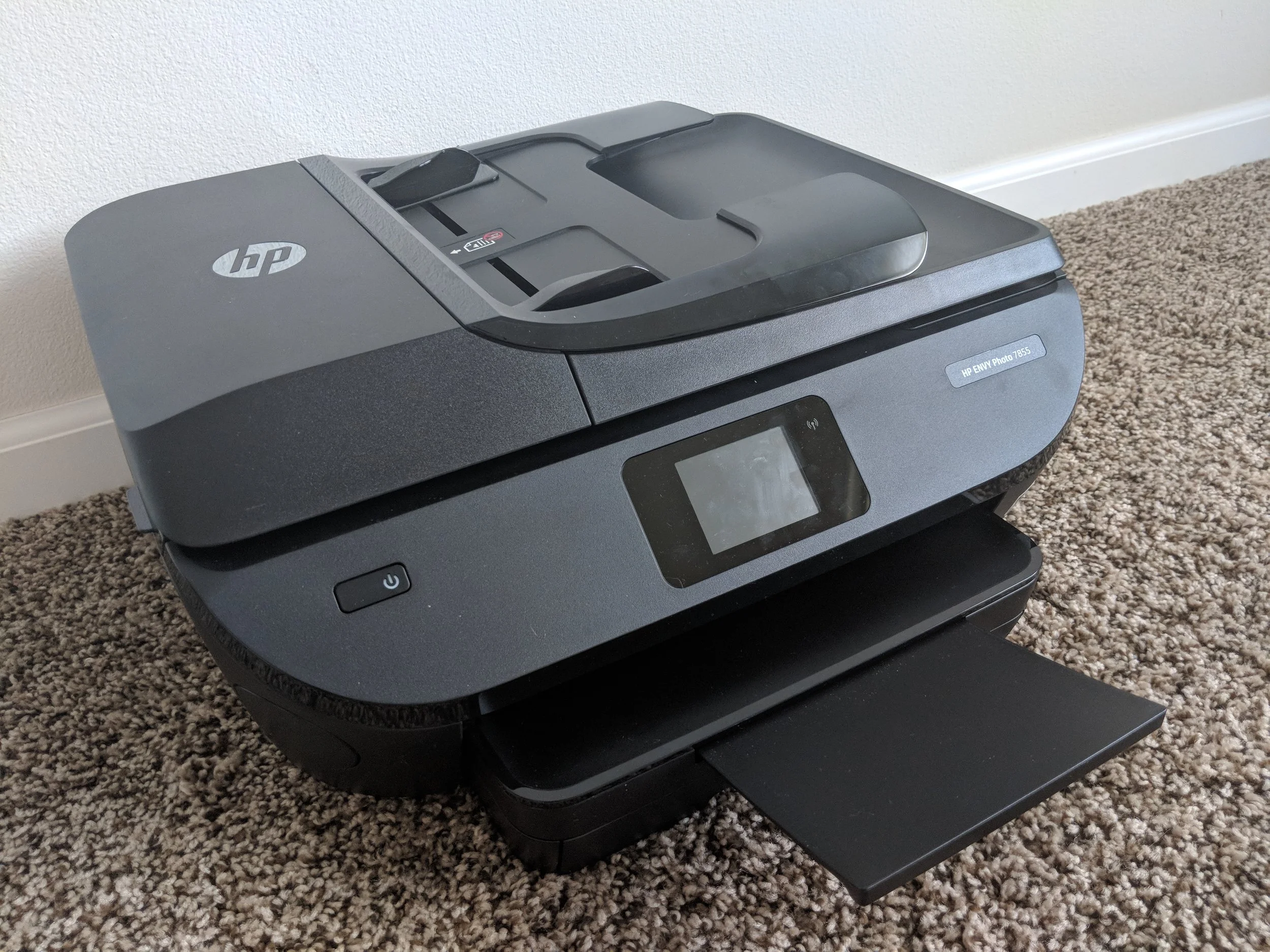 Don’t mind my poor printer on the floor - it’s got a new home now!